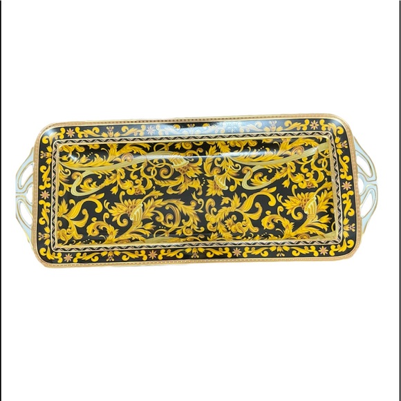 MARRAKESH FINE PORCELAIN TRAY BY CASA ELITE - Picture 1 of 8